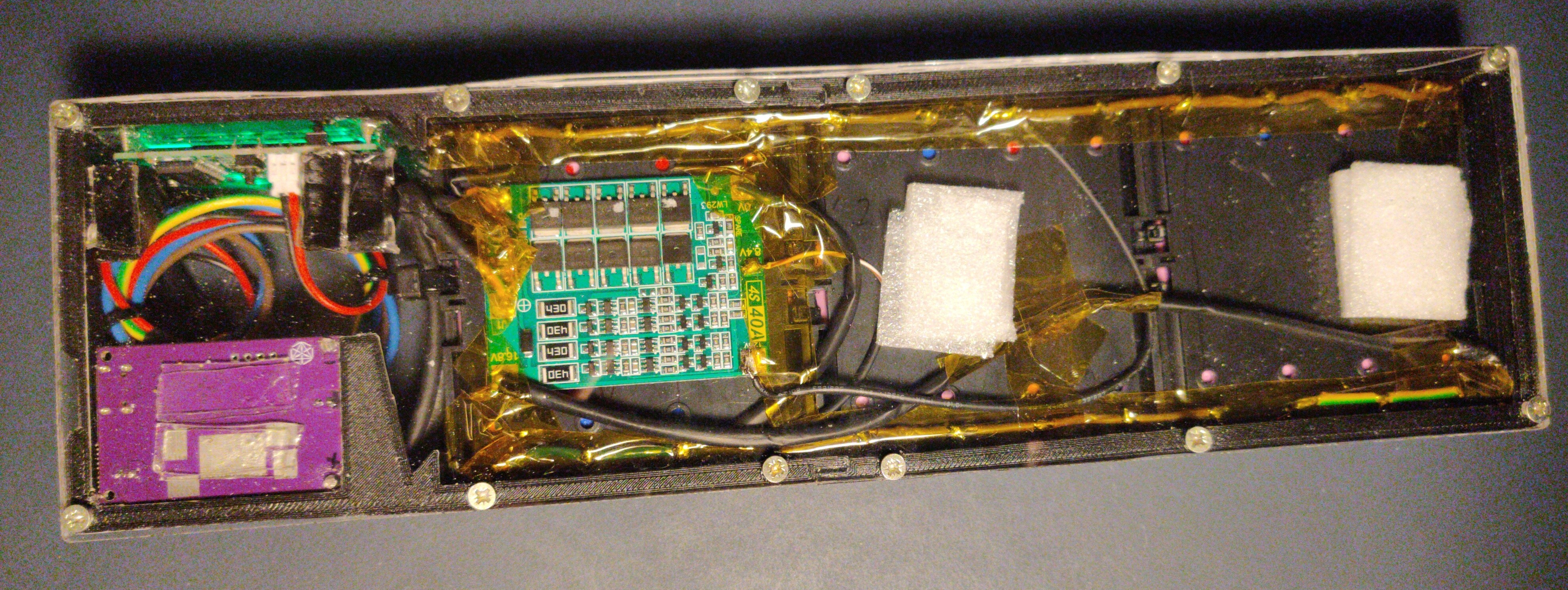 Power bank finished bottom
